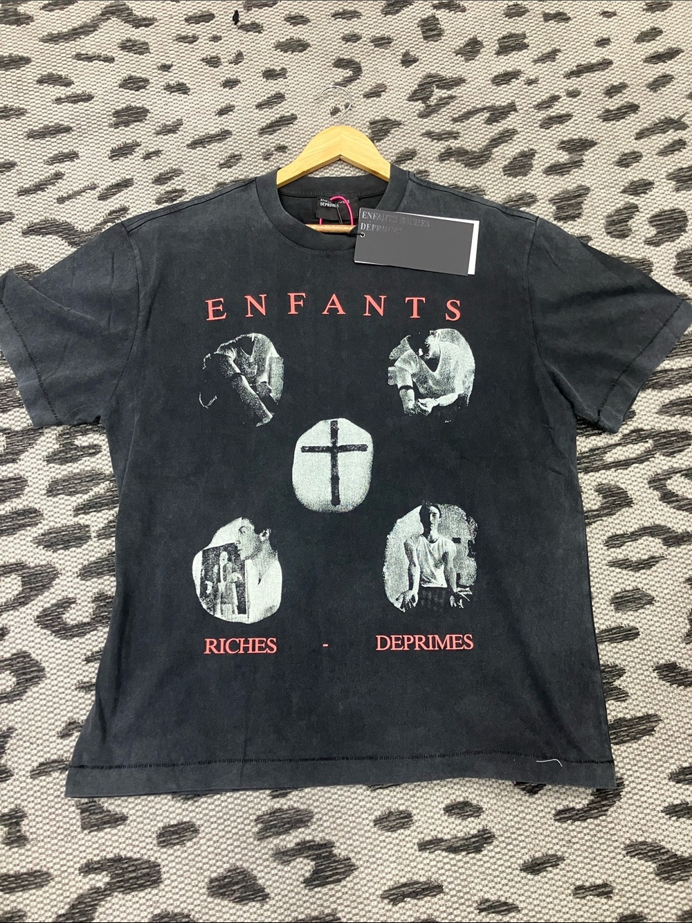 Enfants Riches Déprimés Black Graphic Short-Sleeve Tee